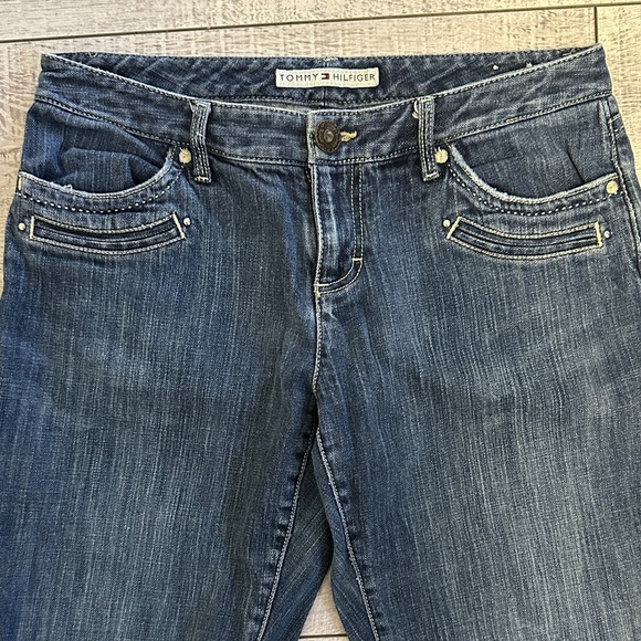 Vintage Tommy Hilfiger Dark Blue Cropped Jeans - Picture 3 of 10